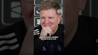 Is the maze story true Eddie Howe had to ask Joe Willock himself… 😅