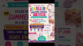✨ Turn Creativity Into Beautiful Jewellery!📚 One month course | look at the discription more.