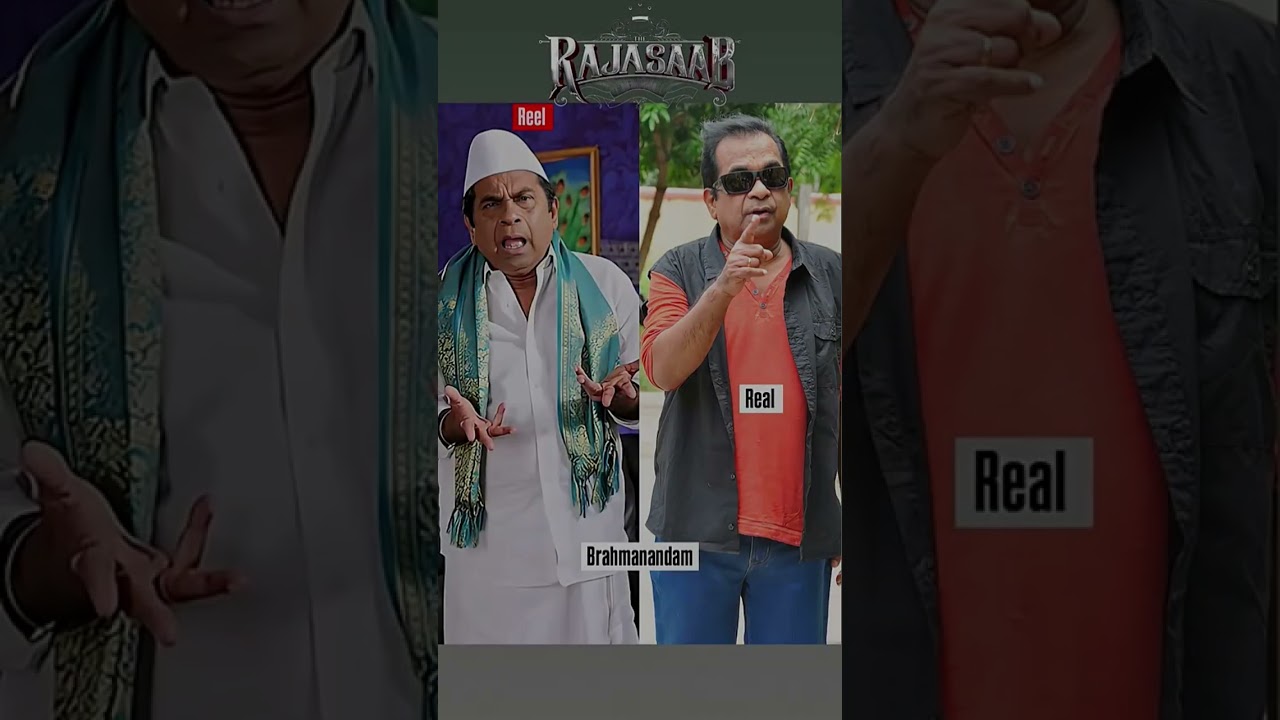 Raja Saab 💥Star Cast Reel vs real 