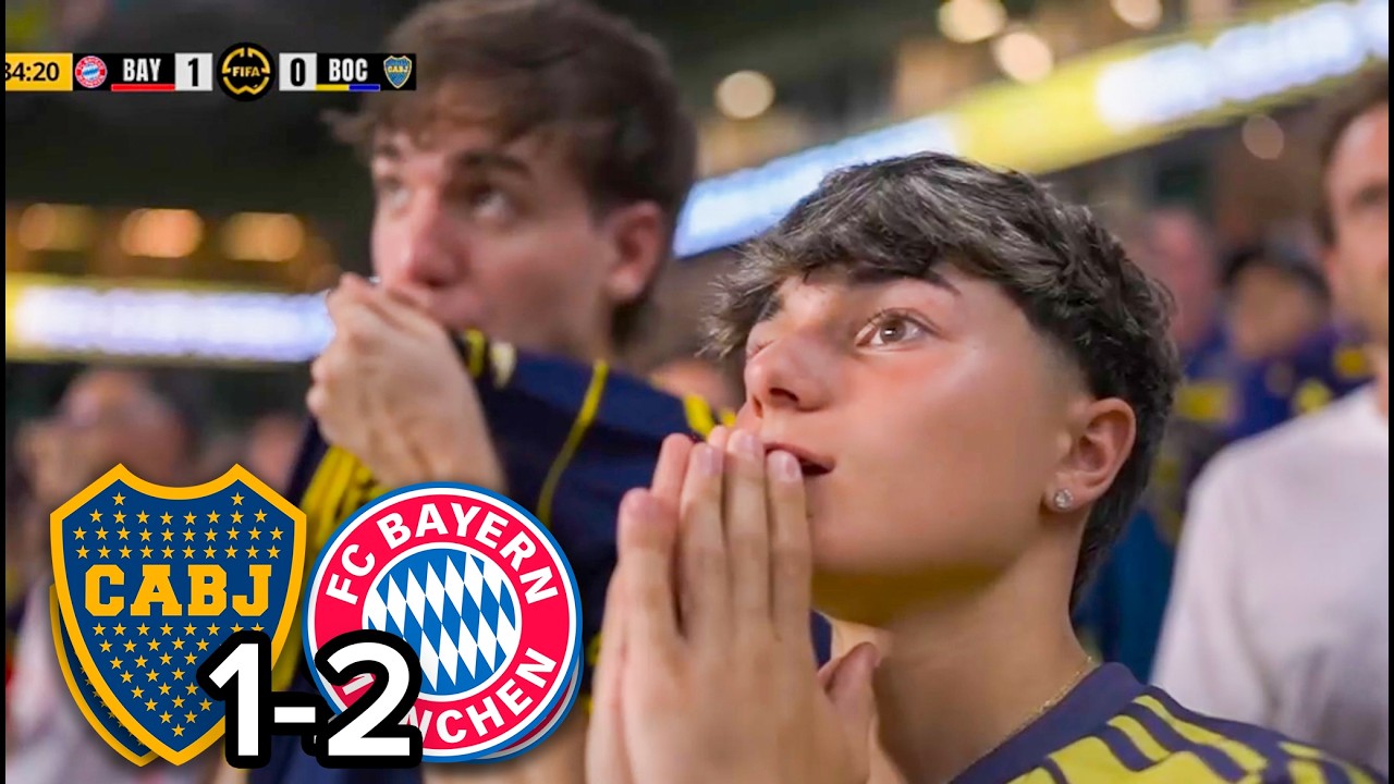 Boca vs Bayern Munich 1-2 REACCIONES PASO A PASO Mundial de Clubes 2025