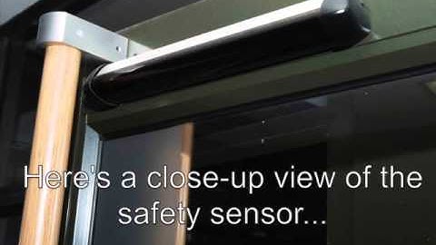 Safety Sensor Demonstration For Automatic Swing Doors
