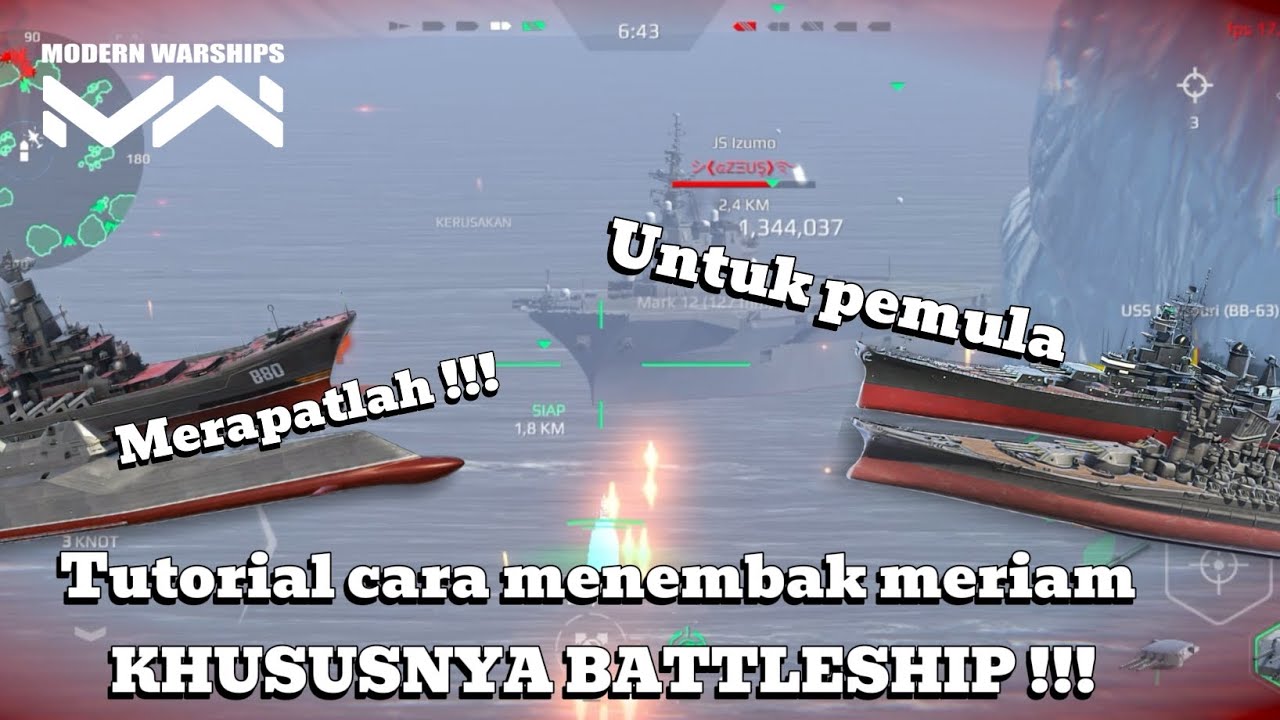 Tutorial menggunakan meriam di Modern Warship - YouTube