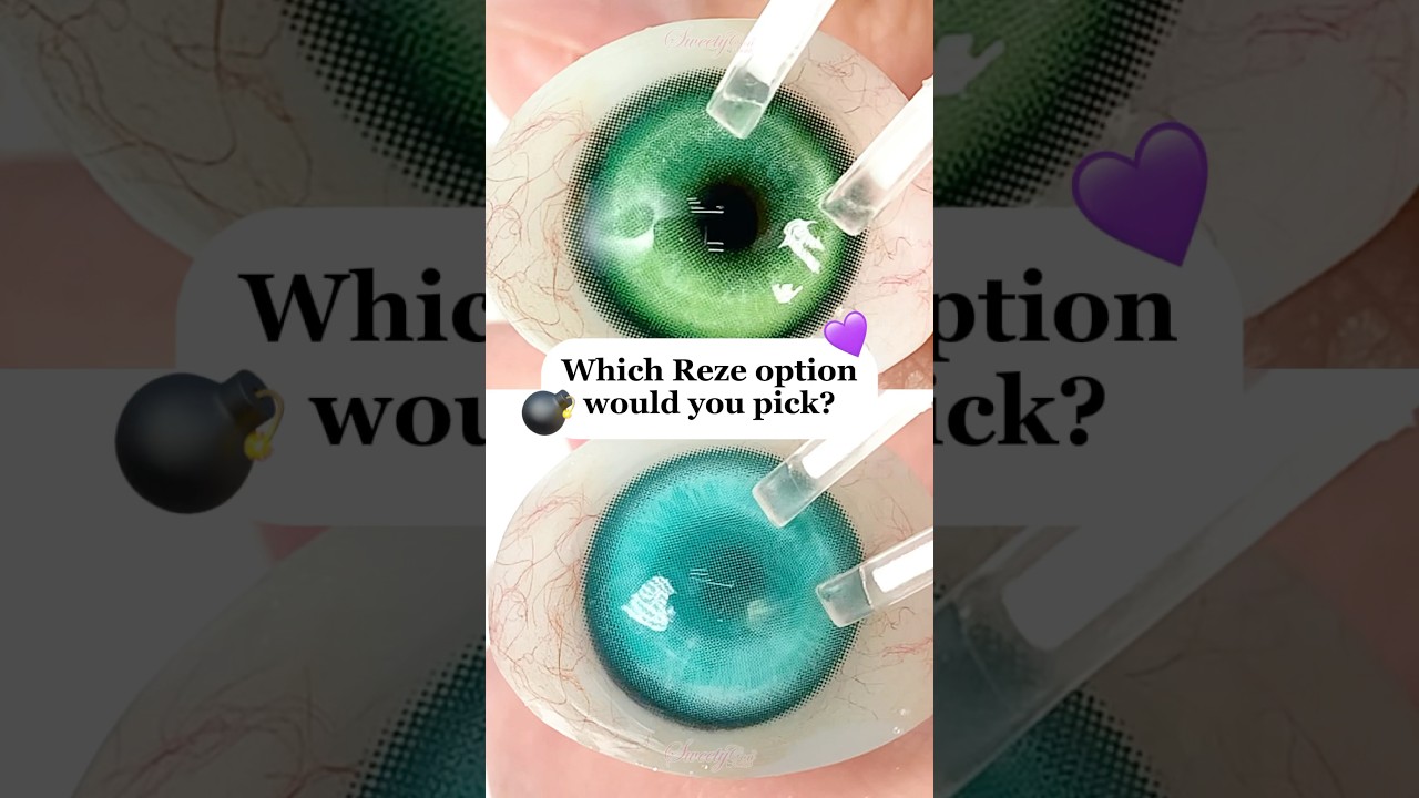 Chainsaw Man Reze Cosplay Contact Lenses 