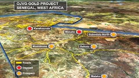 Mining Gold Technical 3D Animation / IR PR Presentation Eastern Senegal Oromin Exploration Ltd.