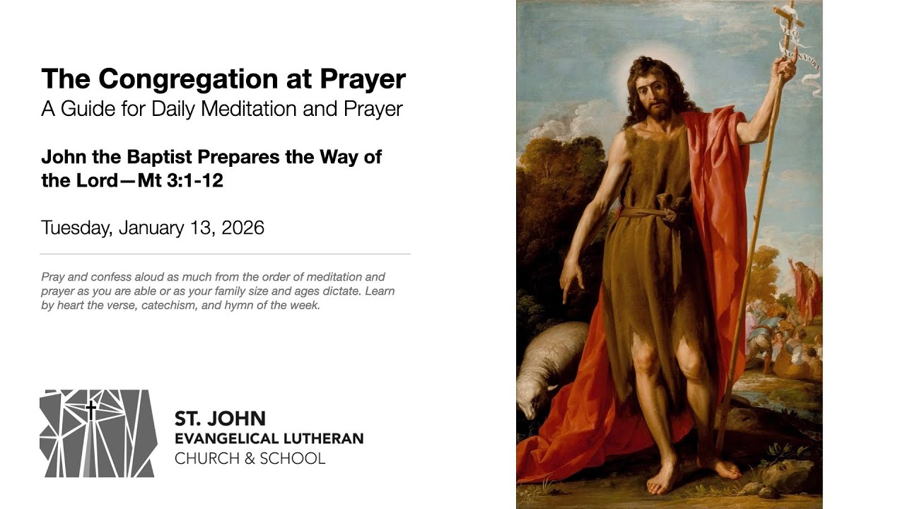 John the Baptist Prepares the Way of the Lord—Mt 3:1-12 - YouTube