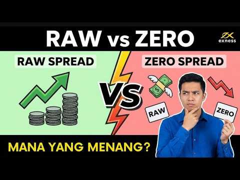 Exness Raw vs Zero Spread — Mana Lebih Murah? Hindari Rugi!