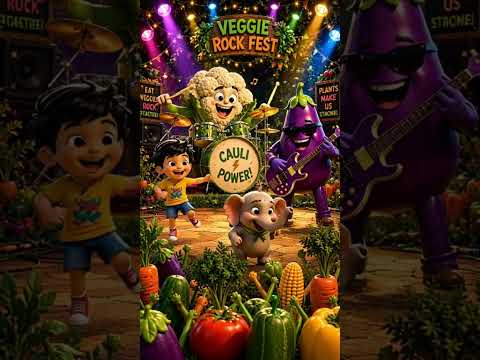 🥕 Veggie Superheroes Song 🦸‍♂️ | Kids Song #rainbowroots #learning #cartoon #poem #kidsvideo