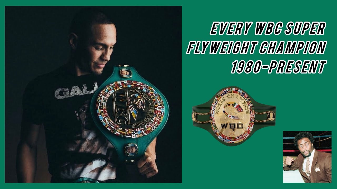 Every WBC Super Flyweight Champion (1980-Present)