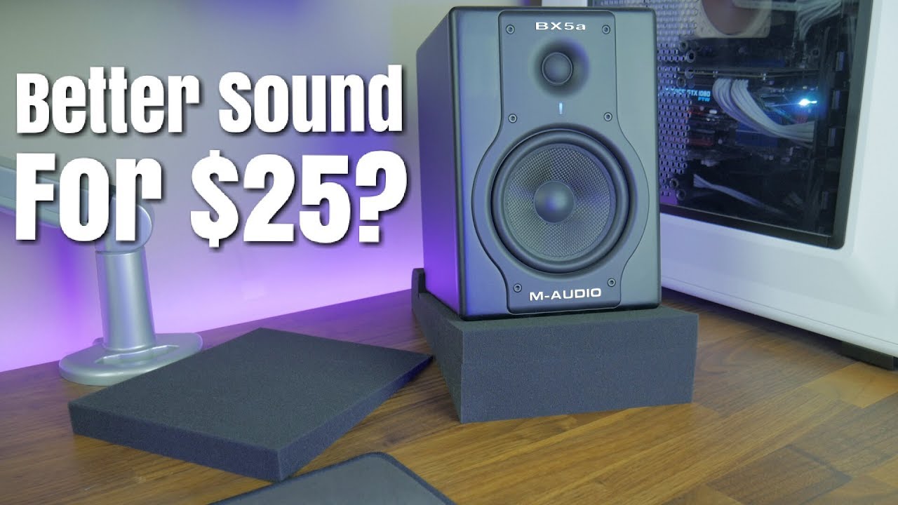 How To Improve Audio Quality From Your Desktop Speakers/Monitors Using Isolation Pads How To Improve Audio Quality From Your Desktop Speakers/Monitors Using Isolation Pads