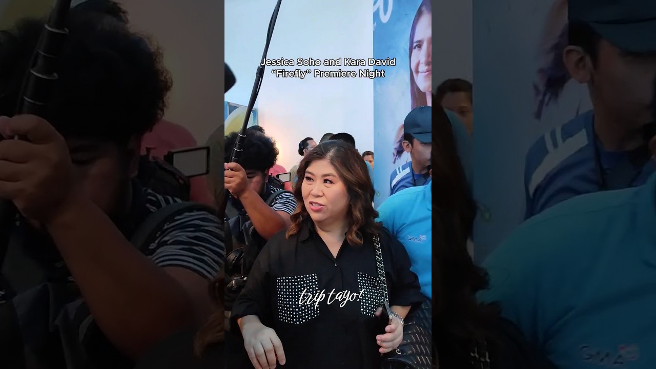 Jessica Soho and Kara David at the premiere night of Firefly 