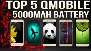 BEST QMOBILE PHONES with 5000mah BATTERY - TOP 5 Latest Smartphones (1080p)