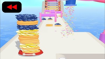 Reverse Video Game in Pancake Run