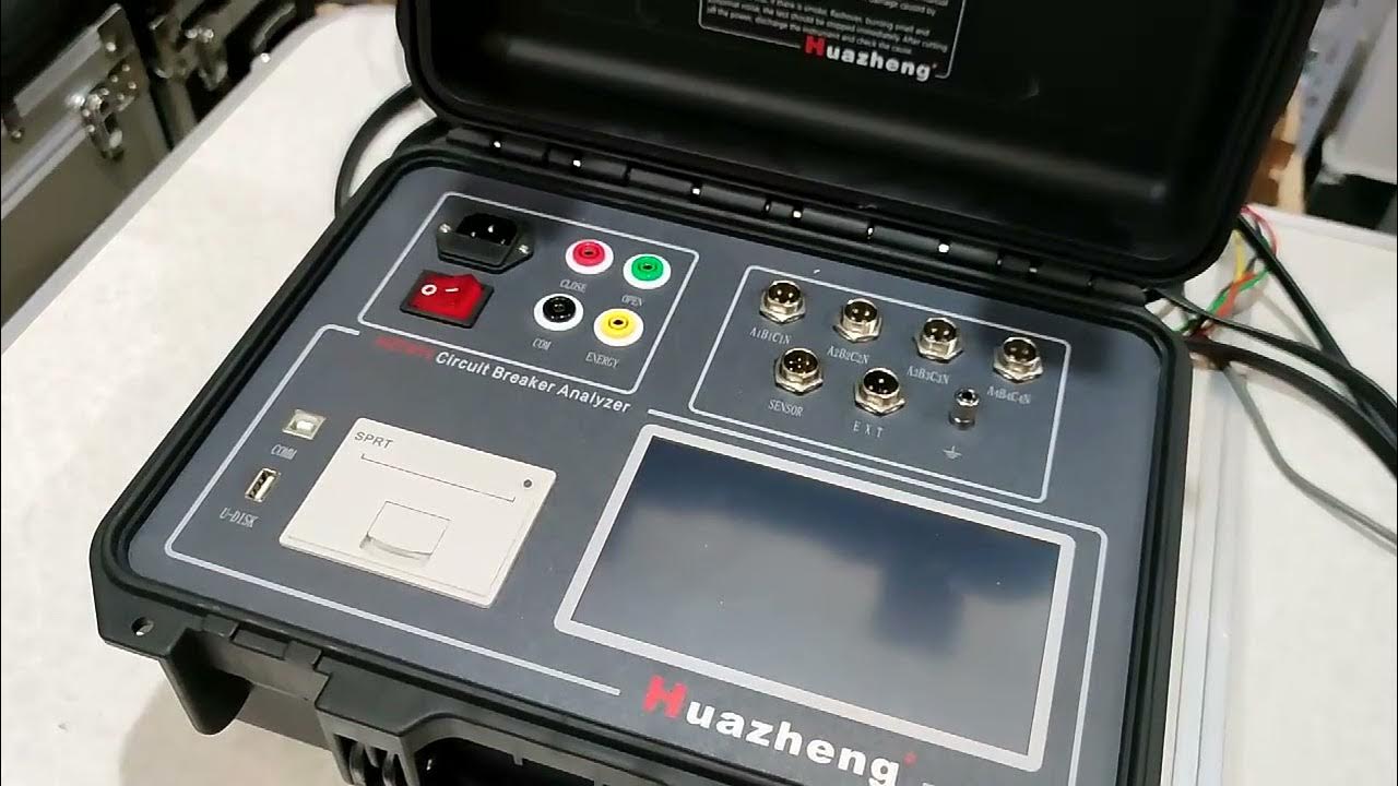 HZ7411 HV Circuit Breaker Timing Test Set YouTube