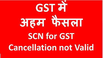 New order on GST Cancellation I CA Satbir Singh
