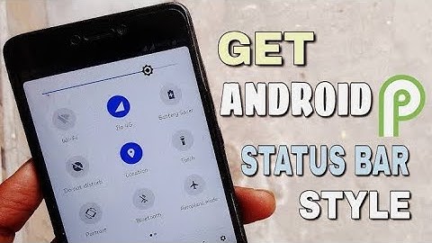 Tutorial Install Status Bar Android Pie 9.0 ~ Simple