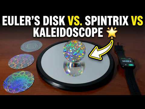 Spintrix vs. Novascope vs Euler's Disk: 3 Trippy Toys ⭐ Gadgetify