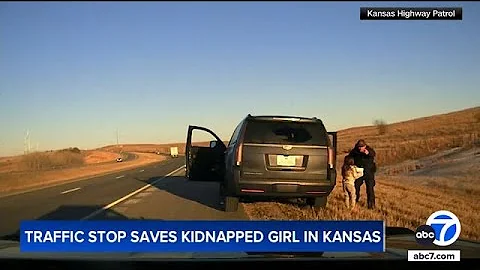 Kidnapped 6-year-old girl rescued by trooper during traffic stop