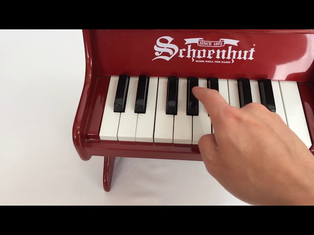 中古］schoenhut トイピアノ 18鍵盤 - YouTube