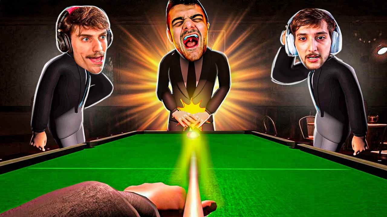 LEVEI UMA BOLADA NO S4CO JOGANDO SINUCA COM OS AMIGOS - Nine-Ball Roulette