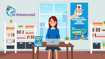 Animatie promotie Huurdersuurtje. Vocht in huis.