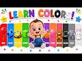 Learn Colors for Kids 🌈 | All Colors Names | Toddler Learning #shorts