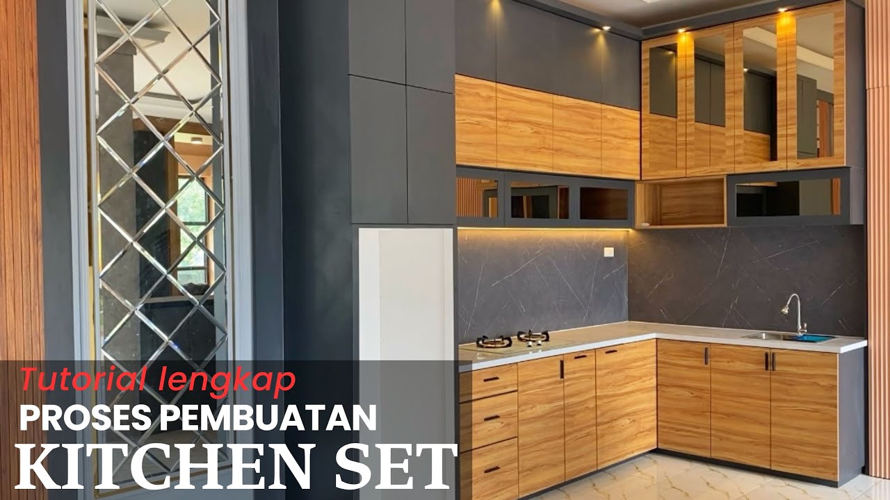 Proses pembuatan Kitchet set dari blockboard yang rapi.!