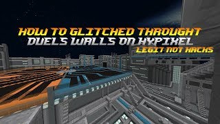 GLITCH THROUGH WALLS in HYPIXEL DUELS + MEEP YT IN GAME