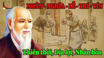 Thiên thời - Địa lợi - Nhân hòa và Nhân Nghĩa Lễ Trí Tín ngày nay - DCCĐ