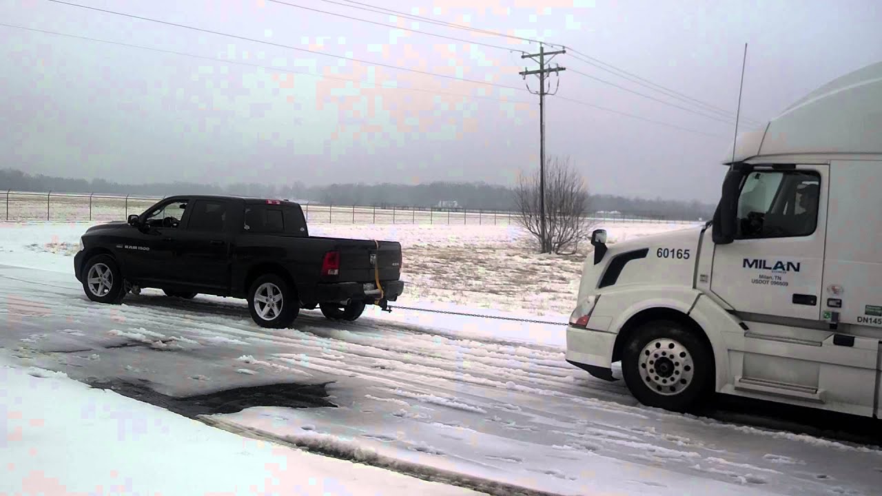 Dodge conquers semi in McKenzie Tn