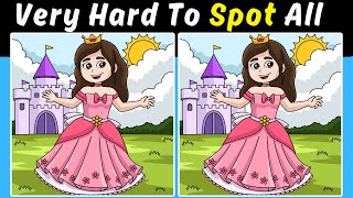 【 Hard Spot the Difference】 Challenging Spot the Difference Brain Game 【Find the Difference 】