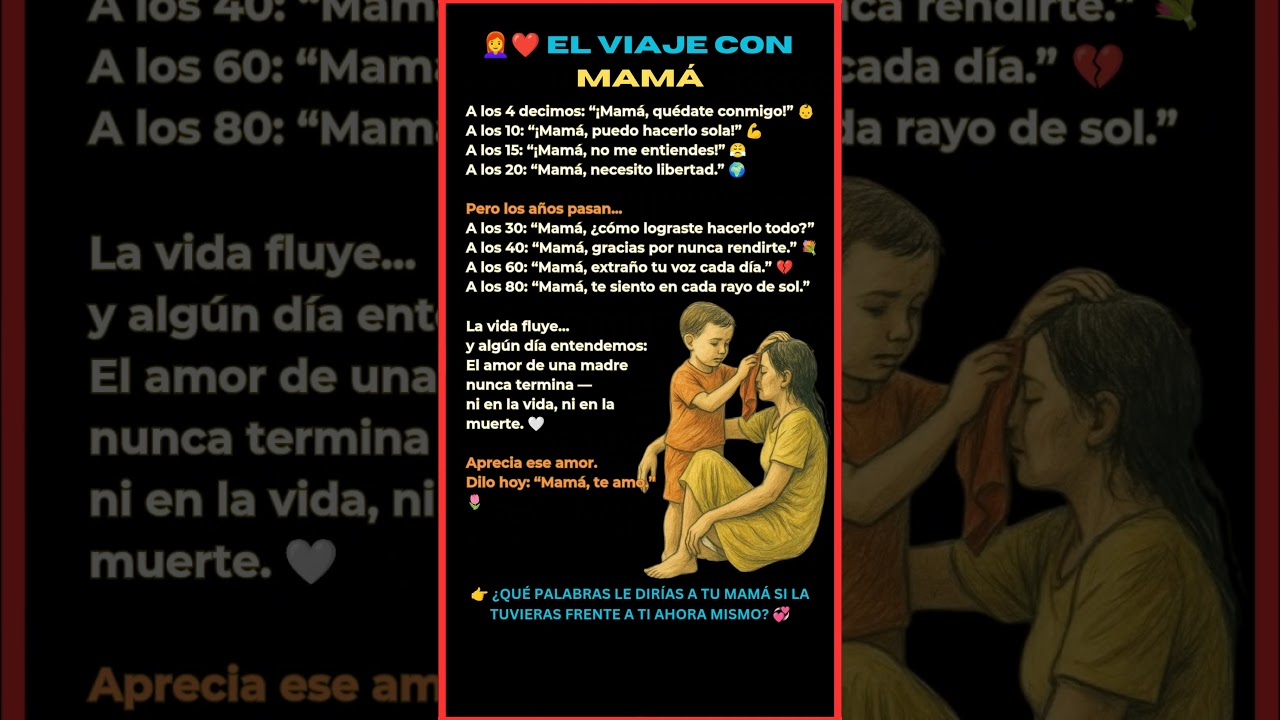 ¿SABÍAS ESTO? 💔 EL VIAJE MÁS HERMOSO Y DOLOROSO CON MAMÁ ❤️