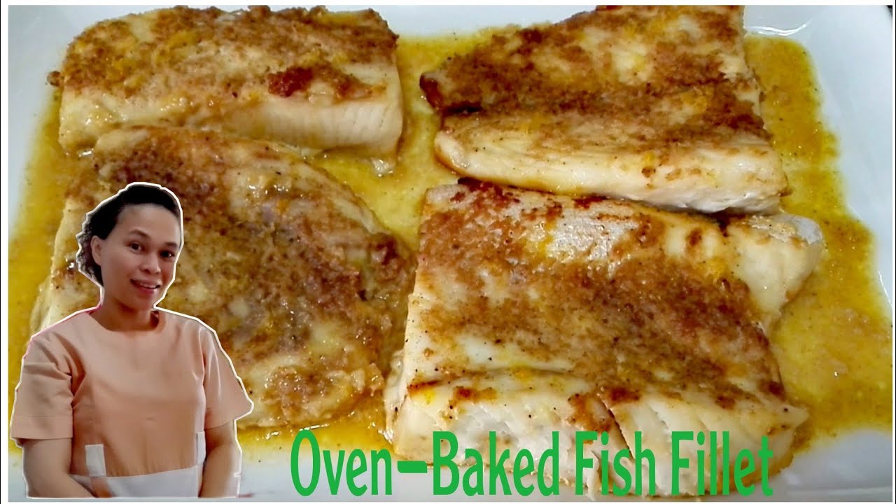 OvenBaked Fish Fillet How to Bake Lemon Garlic Butter Fish Fillet