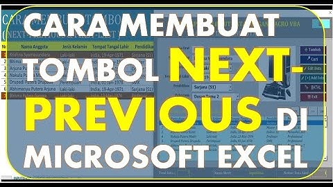 Cara Membuat Tombol Previous Next First Last, Cara Menghitung Jumlah Total Data Di ListBox MS Access