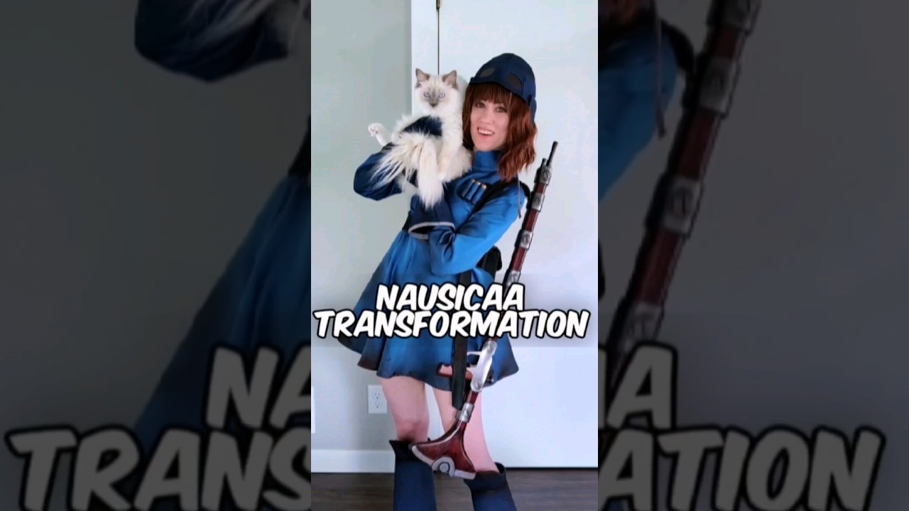 Becoming Nausicaa from Nausicaa of the Valley of the Wind! Cosplay Transformation Video #cosplay