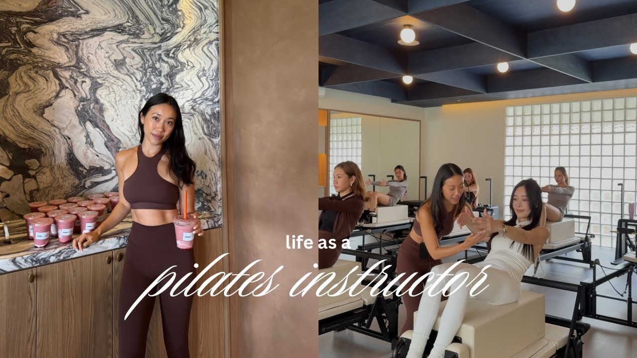 a few days in singapore | big updates! pilates instructor, new activewear, knee workshop