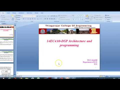 DSP Architecture and