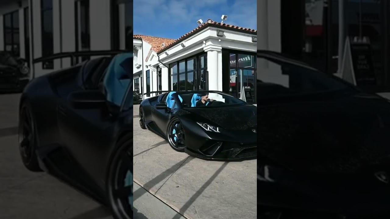 Lamborghini Huracan performante with blue Cepheus and forged carbon everywhere 🥶 