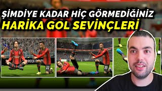 ŞİMDİYE KADAR HİÇ GÖRMEDİĞİNİZ HARİKA GOL SEVİNÇLERİ  ADAM UÇUYOR, AMUDA KALKIYOR (EFOOTBALL 2024 )