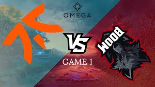 Fnatic vs BOOM Esports. Raven Terrorblade.ESL One Thailand 2020 Game 1