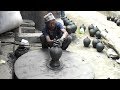 The traditional way how clay pot are made in nepal