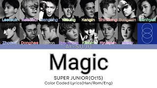 SUPER JUNIOR – Magic OT15 AI Cover (Color Coded Lyrics)