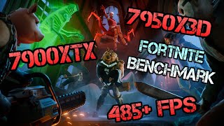 RX 7900XTX | Ryzen 9 7950X3D | Fortnite Benchmark