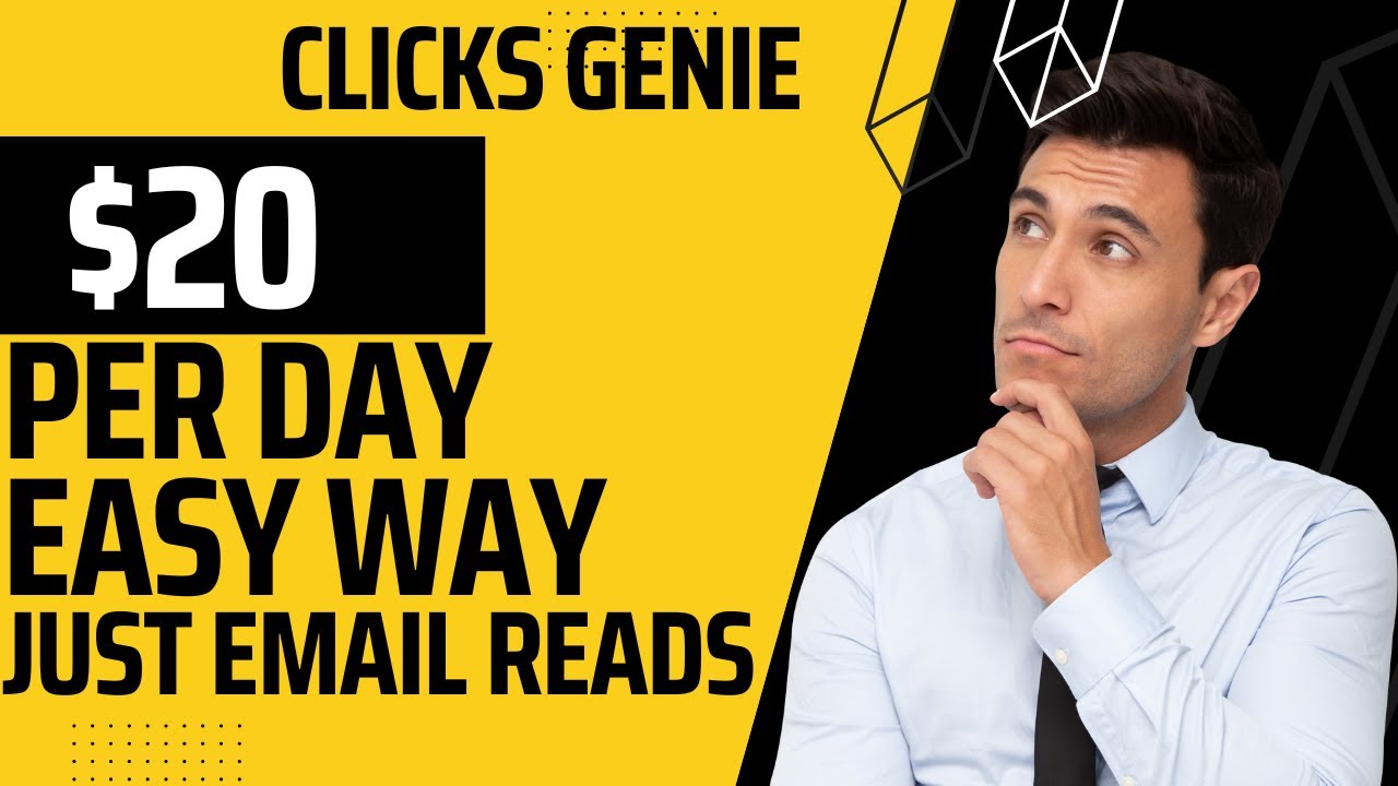 Earn Online make money by clicks genie || click genie payment proof || read email earn money