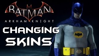 Batman Arkham Knight - How to Change Skins (Batmobile & Batman)