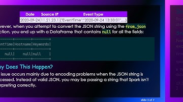 Resolving from_json Null Values in Pyspark DataFrames