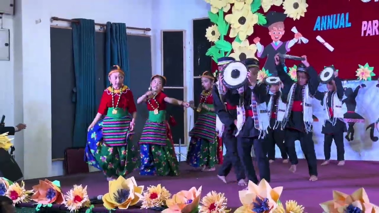 Ajveera 1 class parents day prog performing