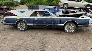 1978 LINCOLN CONTINENETAL MARK V COUPE Get CRUSHED With Full Size FORD TRUCKS!!!