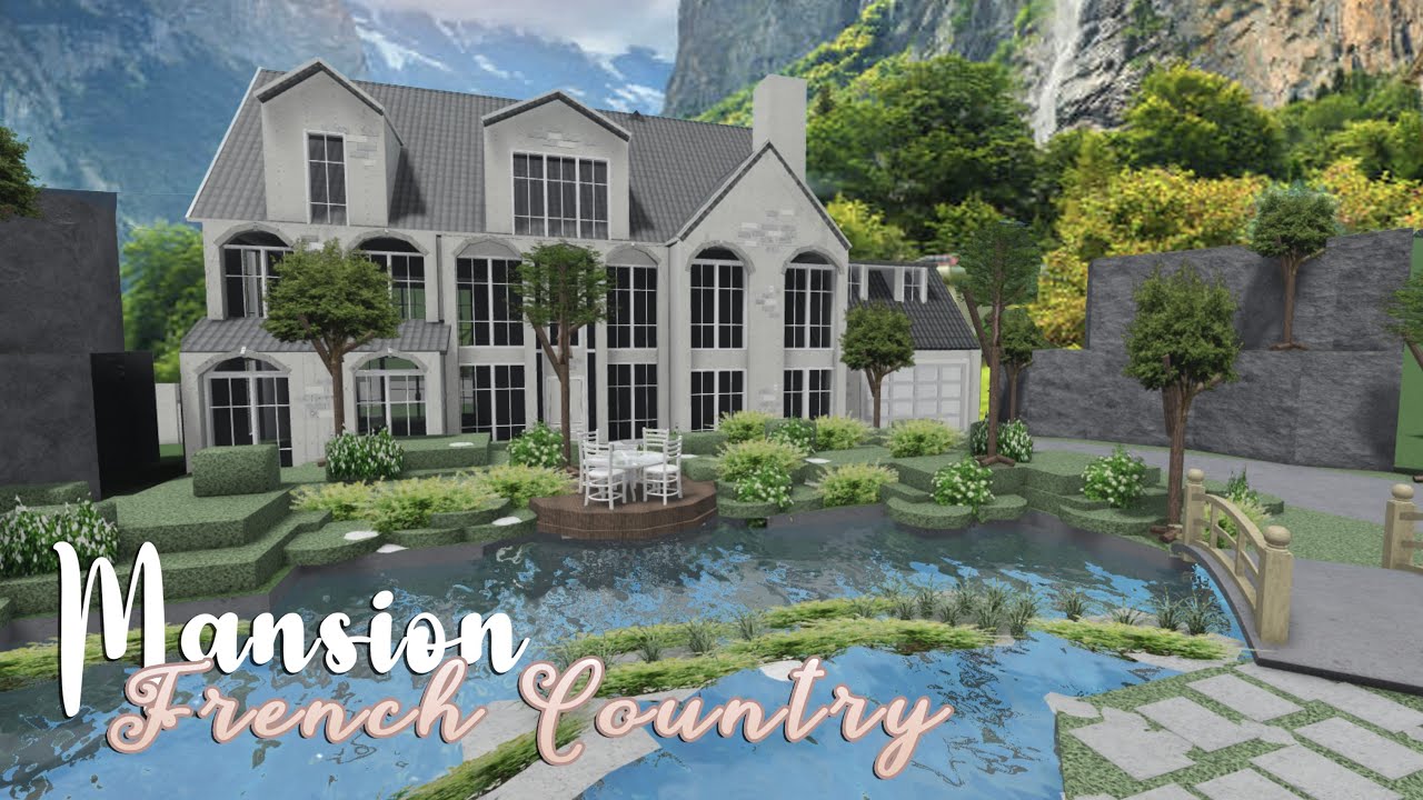 French Country Mansion | BLOXBURG - YouTube