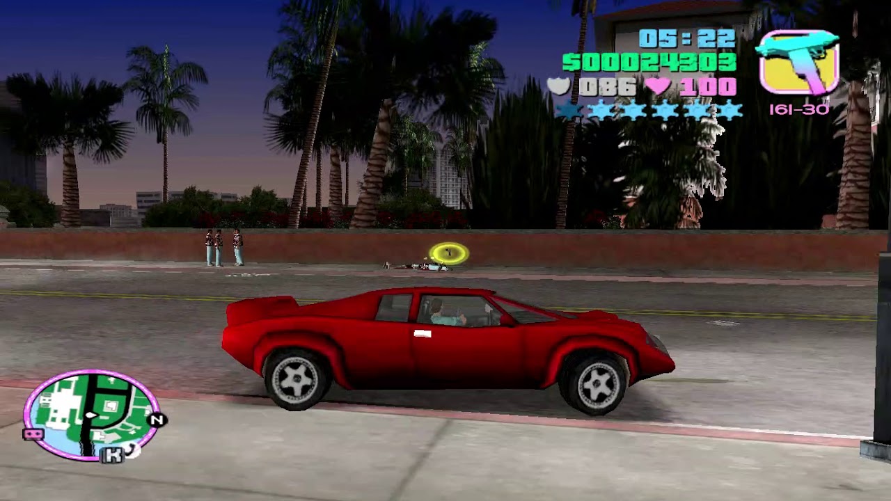 Gta vice city consiguiendo las 6 estrellas FINAL FAILS