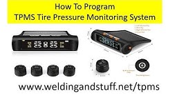 How To Program Your TPMS Tire Pressure Monitoring System Solar Power